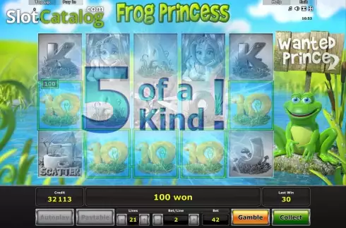 Скрин2. Frog Princess (iGaming2go) слот