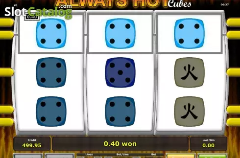 Скрин3. Always Hot Cubes слот