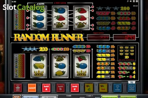 Скрин2. Random Runner (Eurocoin Interactive) слот
