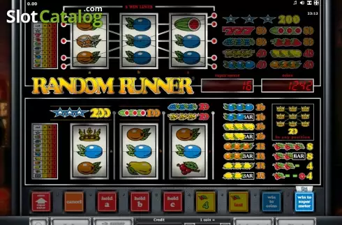 Скрин3. Random Runner (Eurocoin Interactive) слот
