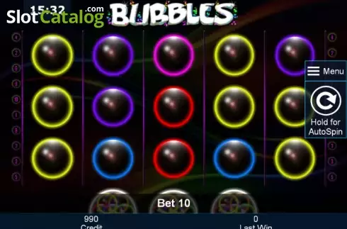 Скрин2. Bubbles (Greentube) слот