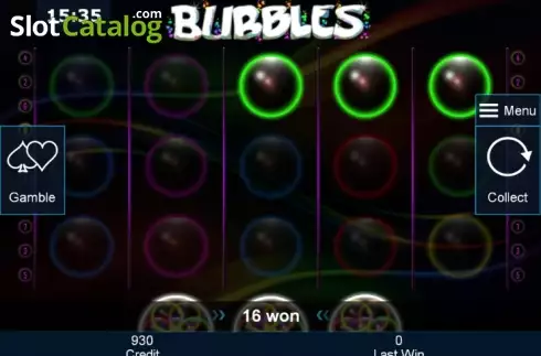 Скрин3. Bubbles (Greentube) слот