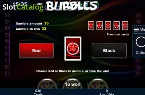 Скрин6. Bubbles (Greentube) слот