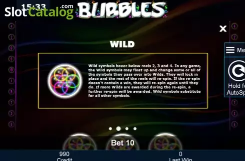 Скрин8. Bubbles (Greentube) слот