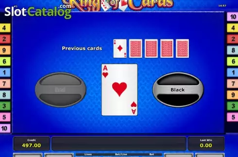 Скрин5. King of Cards слот
