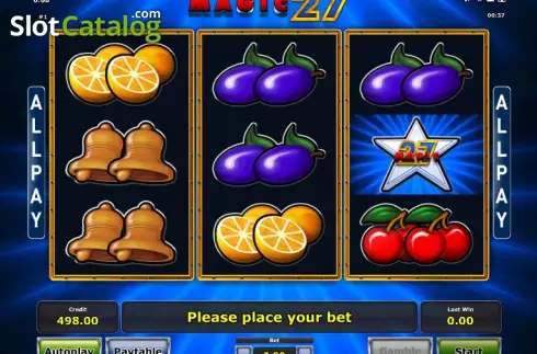 Скрин2. Magic27 слот
