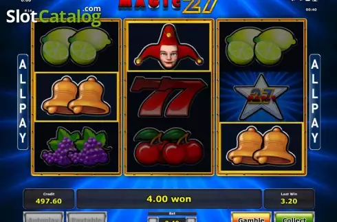 Скрин4. Magic27 слот