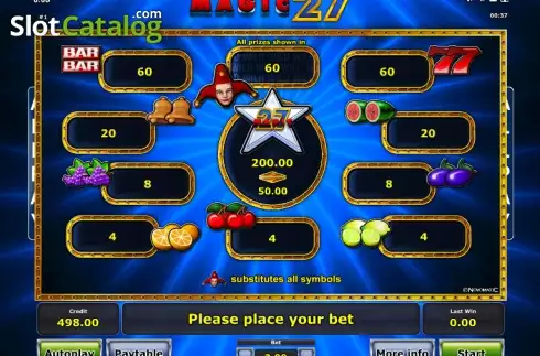 Скрин6. Magic27 слот