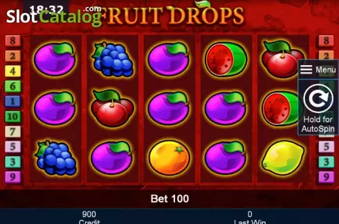 Скрин2. Fruit Drops слот