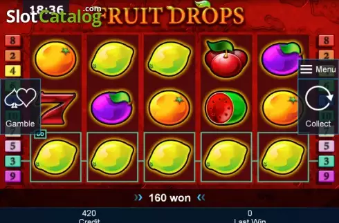 Скрин4. Fruit Drops слот