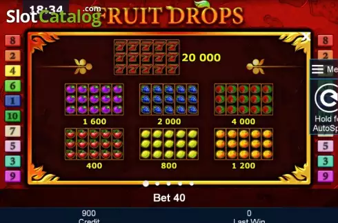 Скрин6. Fruit Drops слот