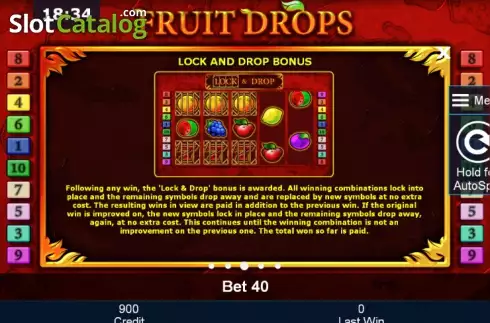 Скрин8. Fruit Drops слот