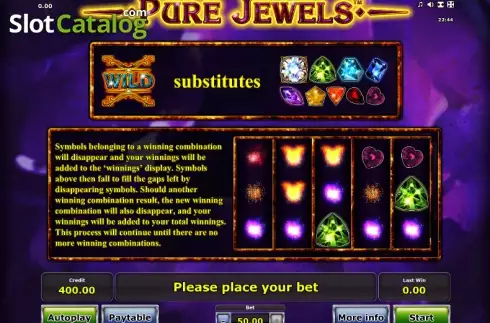 Скрин7. Pure Jewels слот