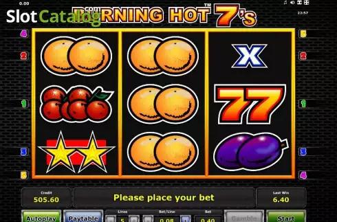 Скрин2. Burning Hot Sevens слот