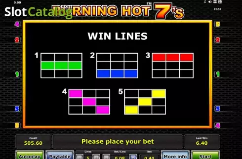 Скрин7. Burning Hot Sevens слот