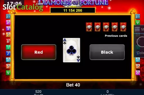 Скрин5. Diamonds of Fortune слот