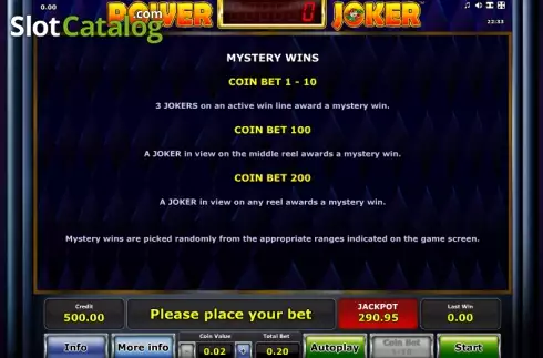 Скрин8. Power Joker слот