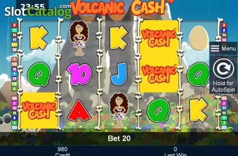 Скрин2. Volcanic Cash слот