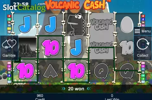 Скрин3. Volcanic Cash слот