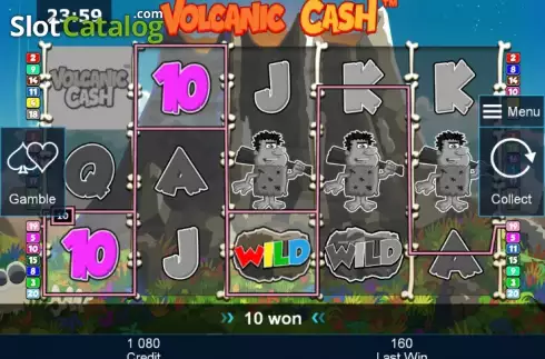 Скрин4. Volcanic Cash слот