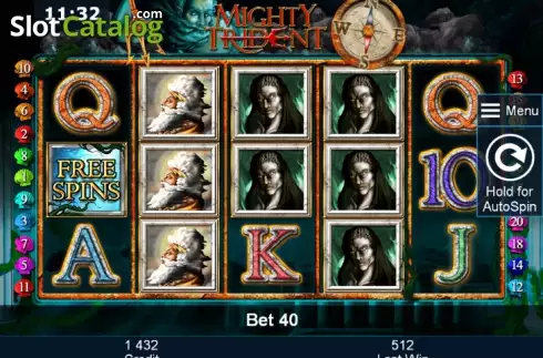 Скрин2. Mighty Trident слот