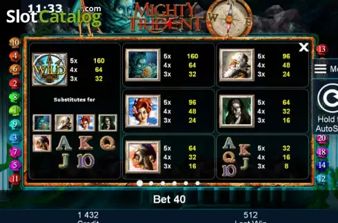 Скрин6. Mighty Trident слот