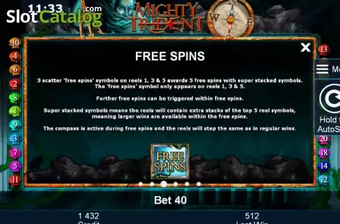 Скрин8. Mighty Trident слот
