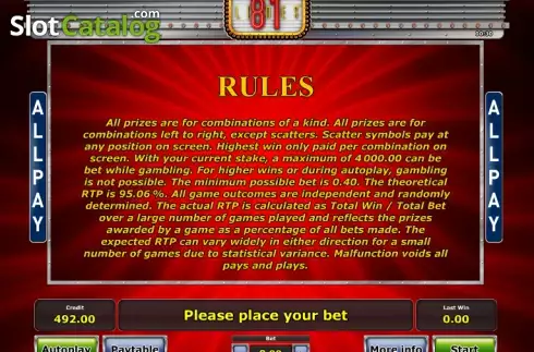 Скрин7. Magic 81 Lines слот