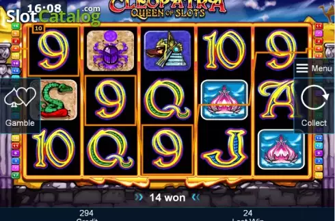 Скрин3. Cleopatra Queen of Slots (Green Tube) слот