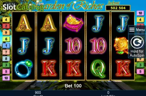 Скрин2. Garden of Riches слот