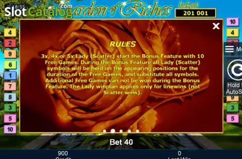 Скрин7. Garden of Riches слот