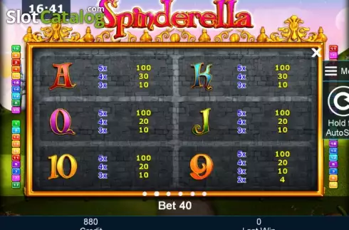 Скрин7. Spinderella слот