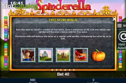 Скрин9. Spinderella слот