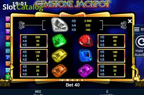 Скрин8. Gemstone Jackpot слот