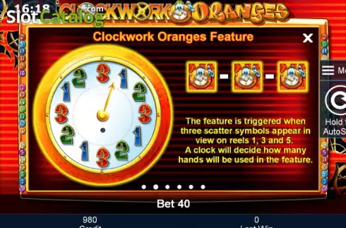 Скрин6. Clockwork Oranges слот