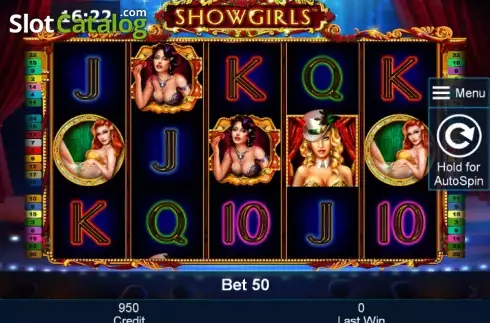 Скрин2. Showgirls слот