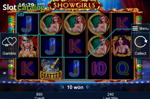 Скрин3. Showgirls слот