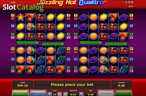 Скрин2. Sizzling Hot Quattro слот