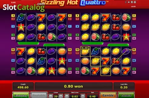 Скрин3. Sizzling Hot Quattro слот