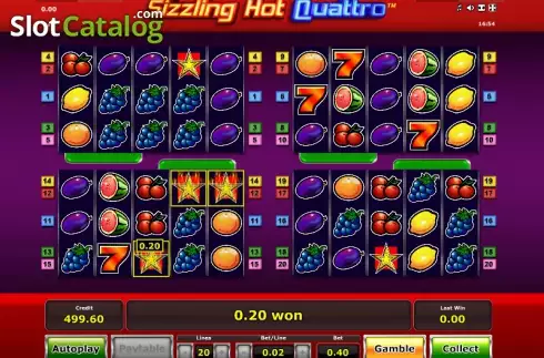 Скрин5. Sizzling Hot Quattro слот