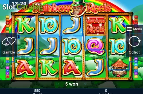 Скрин3. Rainbow Reels (Greentube) слот