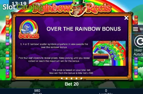 Скрин7. Rainbow Reels (Greentube) слот