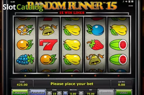 Скрин2. Random Runner 15 слот