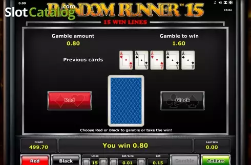 Скрин4. Random Runner 15 слот