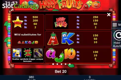 Скрин6. Happy Fruits слот