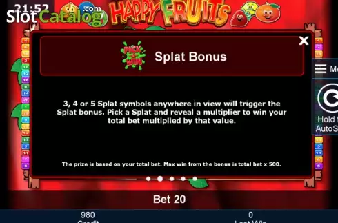 Скрин7. Happy Fruits слот