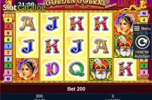 Скрин2. Golden Cobras deluxe слот