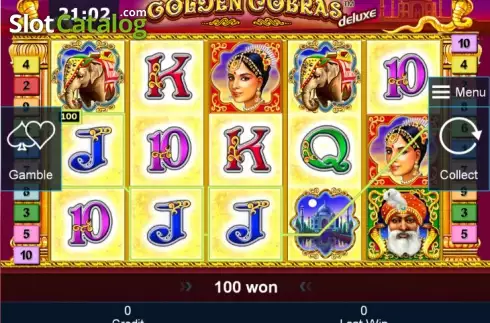 Скрин3. Golden Cobras deluxe слот