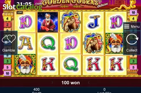Скрин4. Golden Cobras deluxe слот