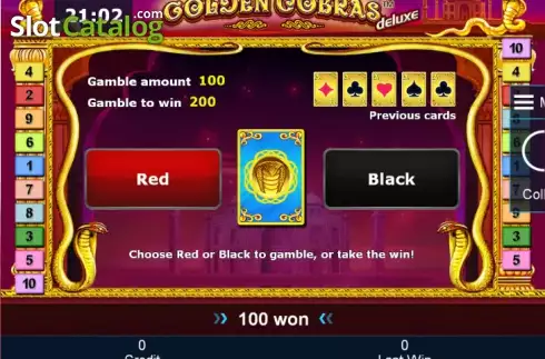 Скрин5. Golden Cobras deluxe слот